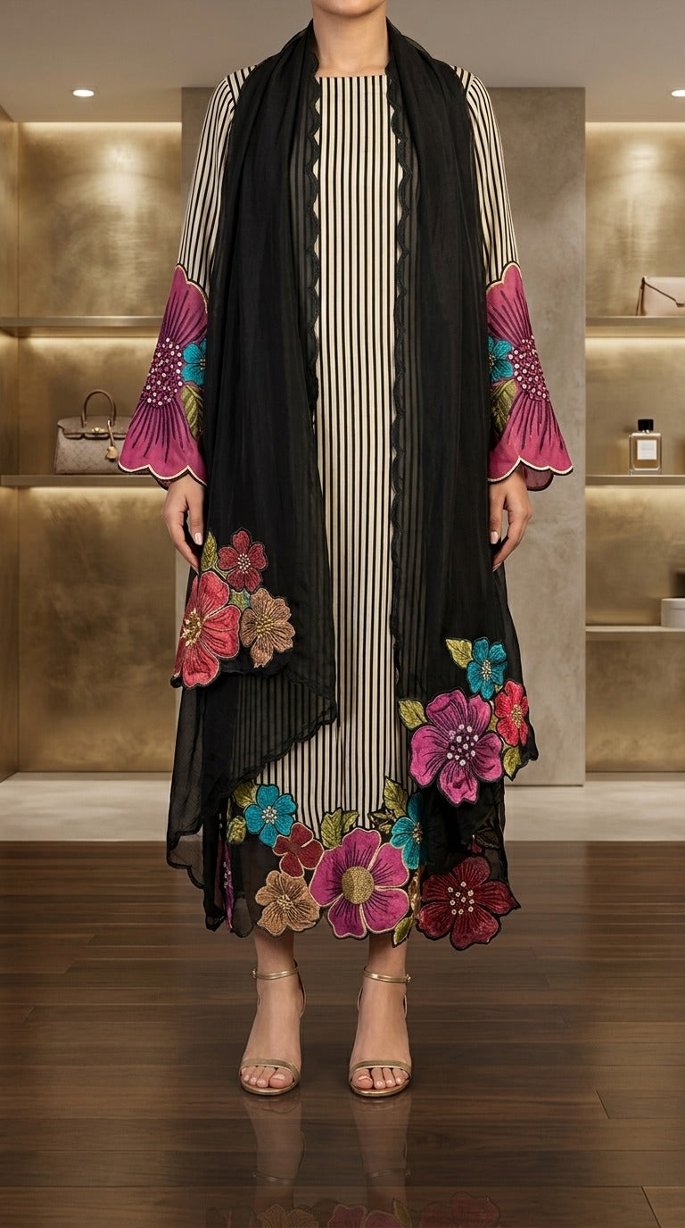 Silk kaftan