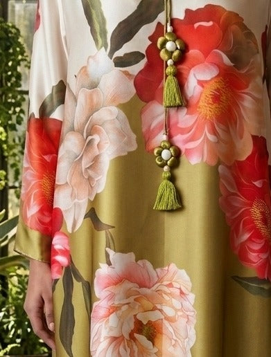 Aztec Sunset Silk Kaftan